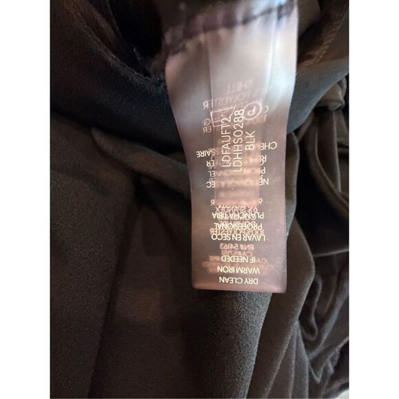 Karl Lagerfeld Black Jumpsuit with Wide Leg Crop Pants- size 8 - Picture 6 of 9